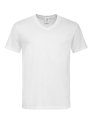 Heren T-shirt V Hals Stedman ST2300 White